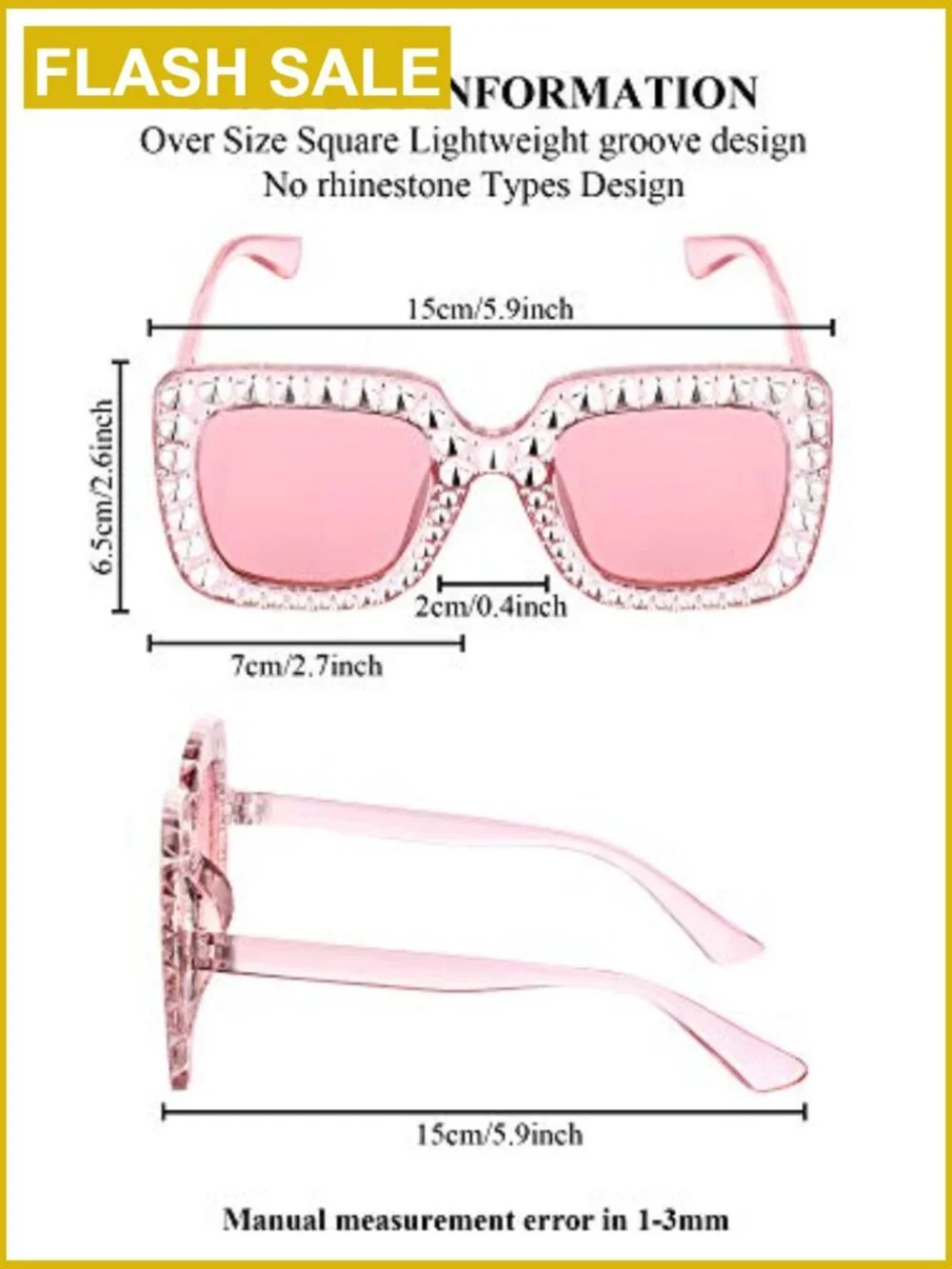 Retro Disco Sunglasses Women Oversize Glitter Bling Shades 4 Pack